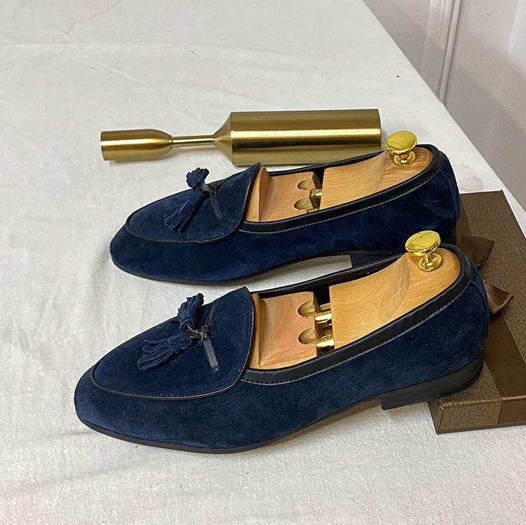 Monte-Carlo Yacht Wildleder Quasten Slipper
