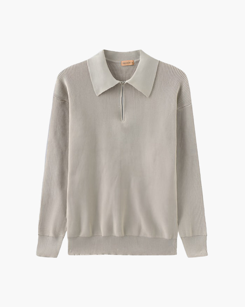 Cesare Quarter-Zip Knit