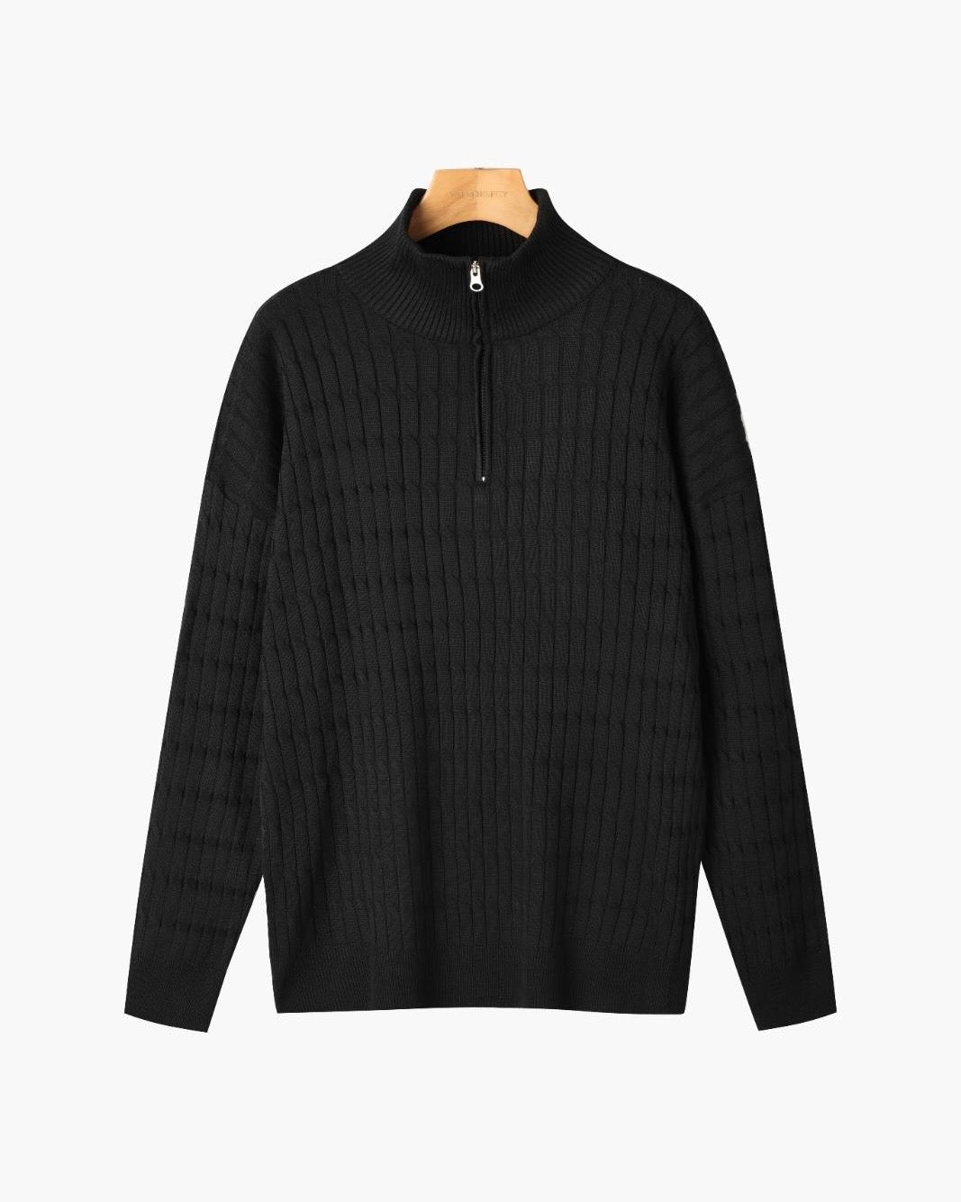 Pullover mit halbem Reißverschluss - Fayymont Co