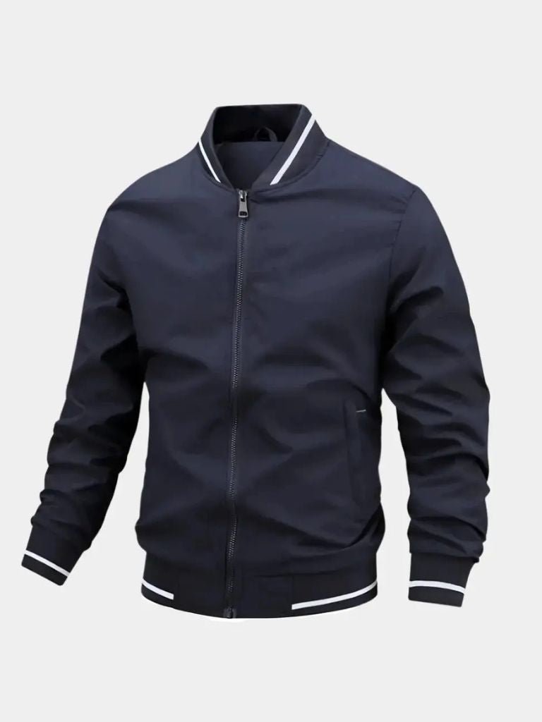 Casual Baseball Bomber Jacket - Cross & Crown
