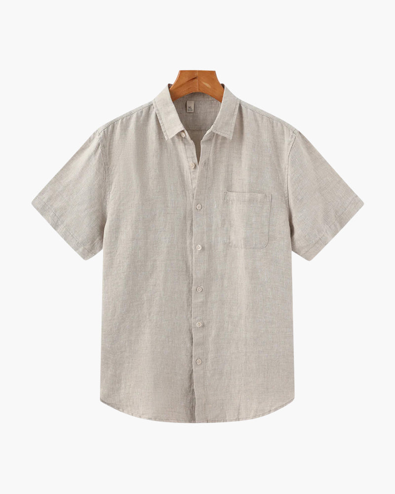 Cape Town - Linen Shirt (Shortsleeve) | Get a Free Old Money Sunglasses