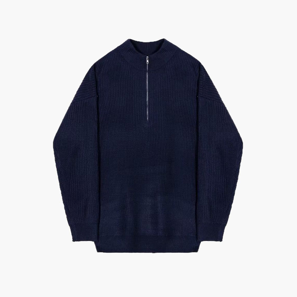 Jeonju Halb-Reißverschluss Pullover