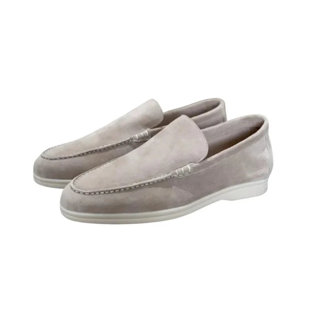 Herren Wildleder Slipper Old Money Stil