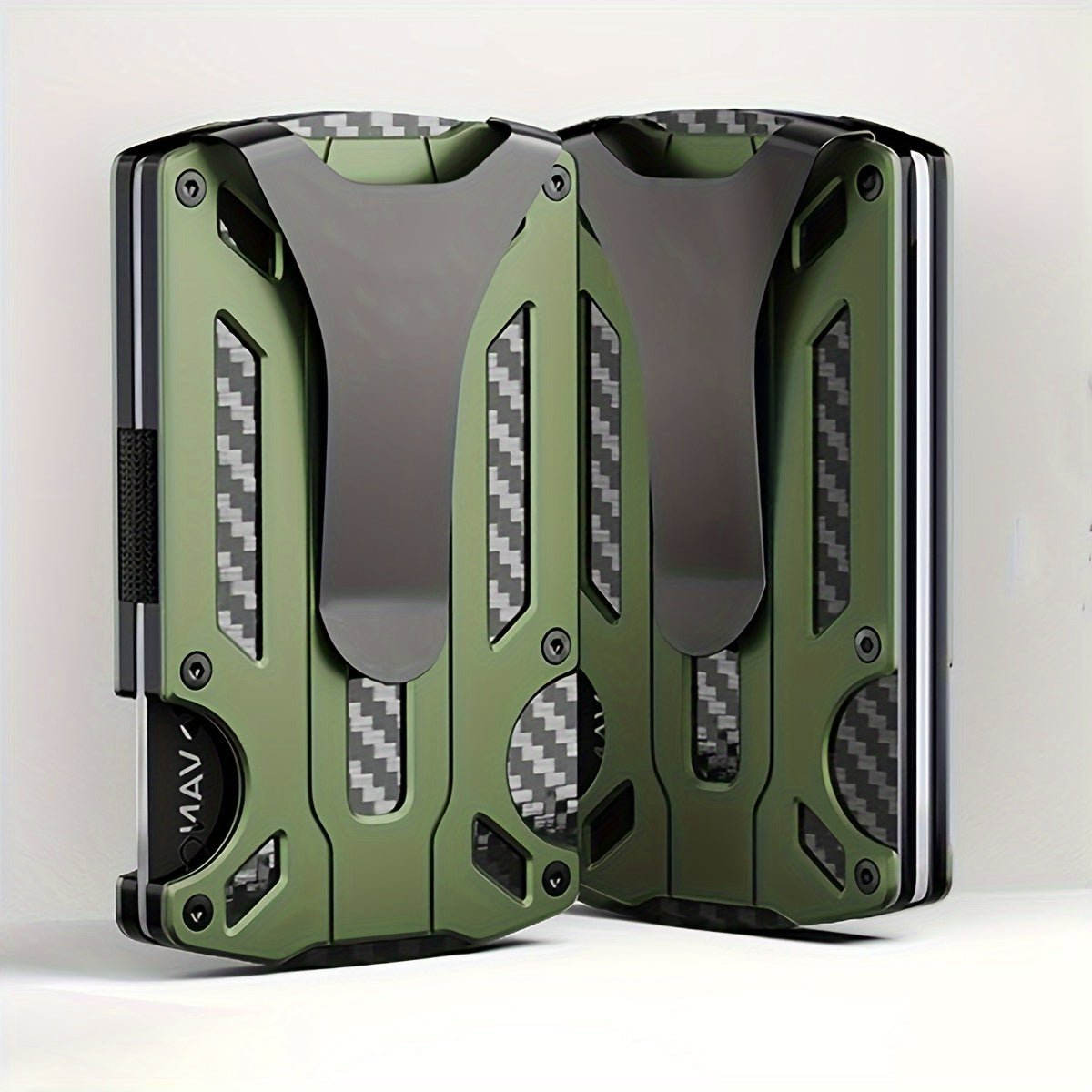 Ultra-dünner Aluminiumlegierung RFID-blockierender Kartenhalter Diebstahlsicheres Herrenportemonnaie