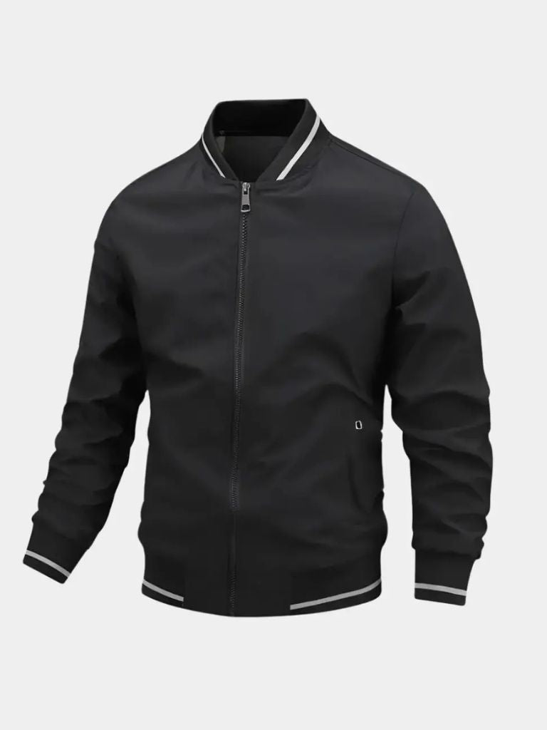 Casual Baseball Bomber Jacket - Cross & Crown