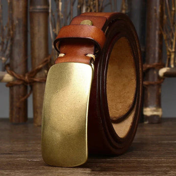 Old World Genuine Leather Belt
