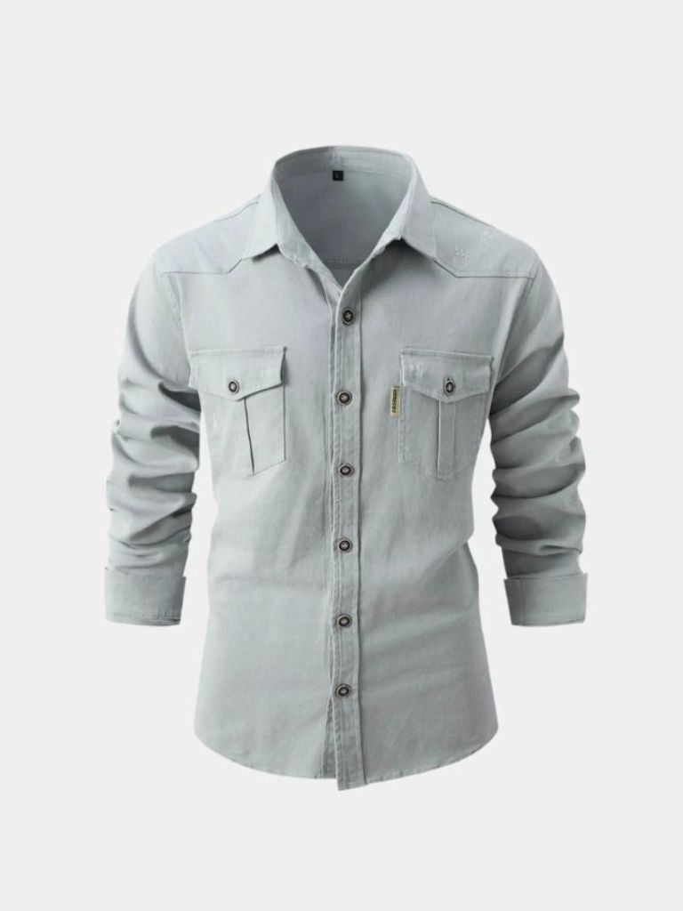 Casual Modern Men Shirt - Cross & Crown