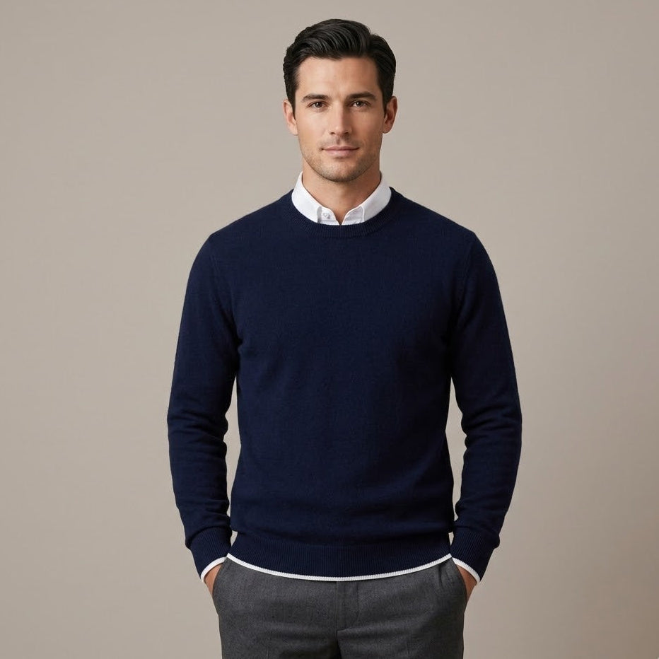 Fayymont Pull en cachemire col rond