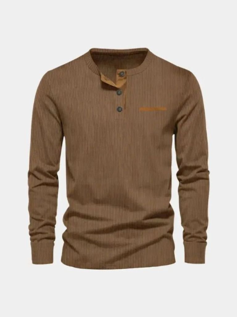 Corduroy Long Sleeve T-Shirt - Fayymont Co