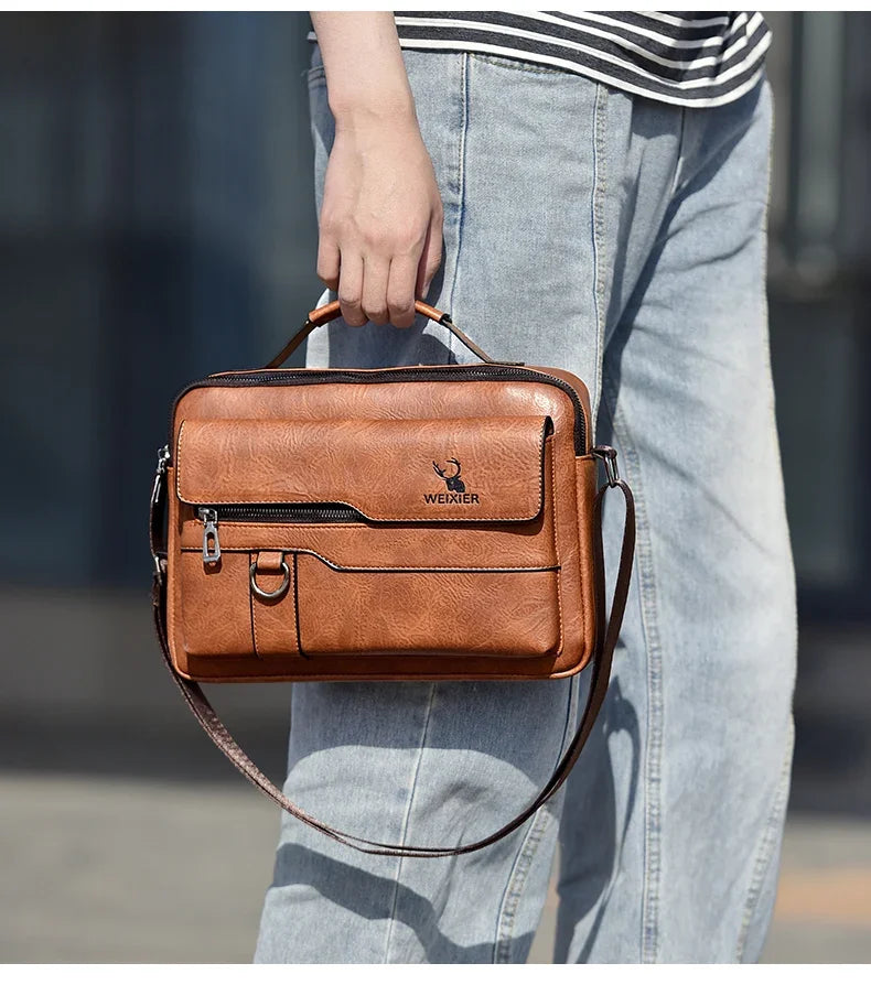 Leder Lehrer Tasche