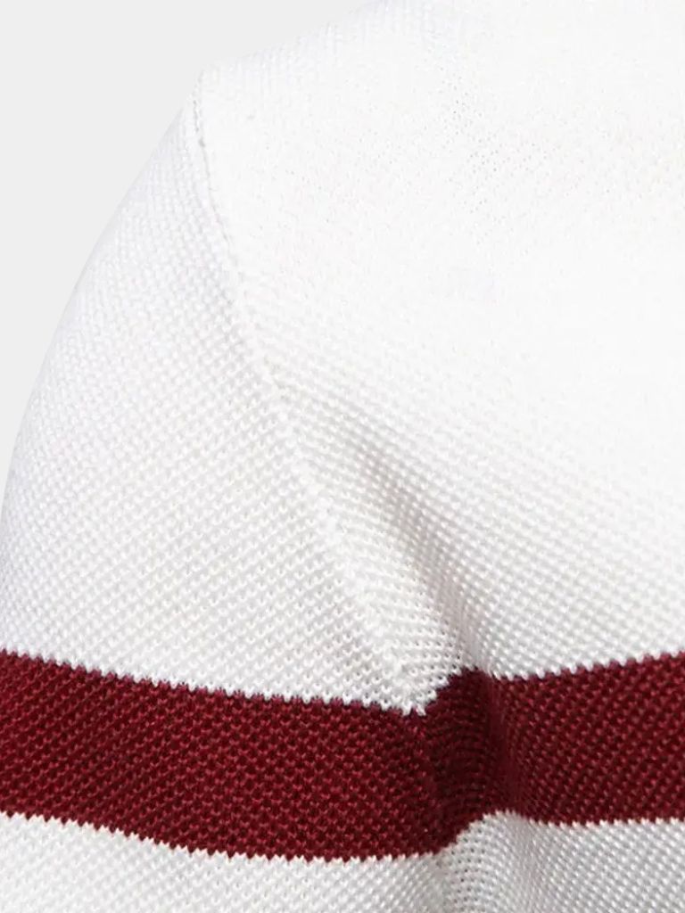 Pullover mit Viertel-Reißverschluss
