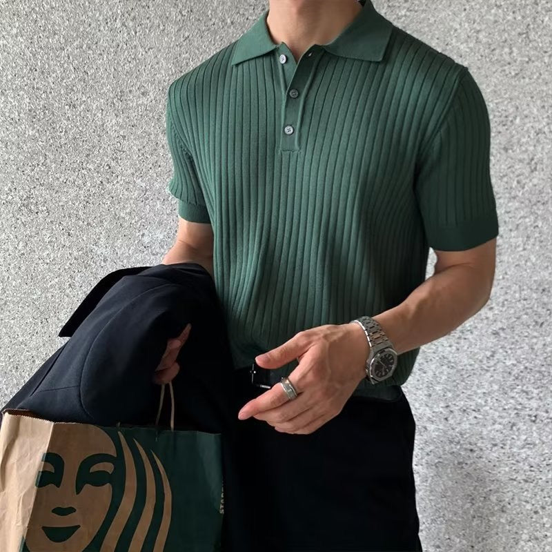 Amalfi Knitted Polo Shirt