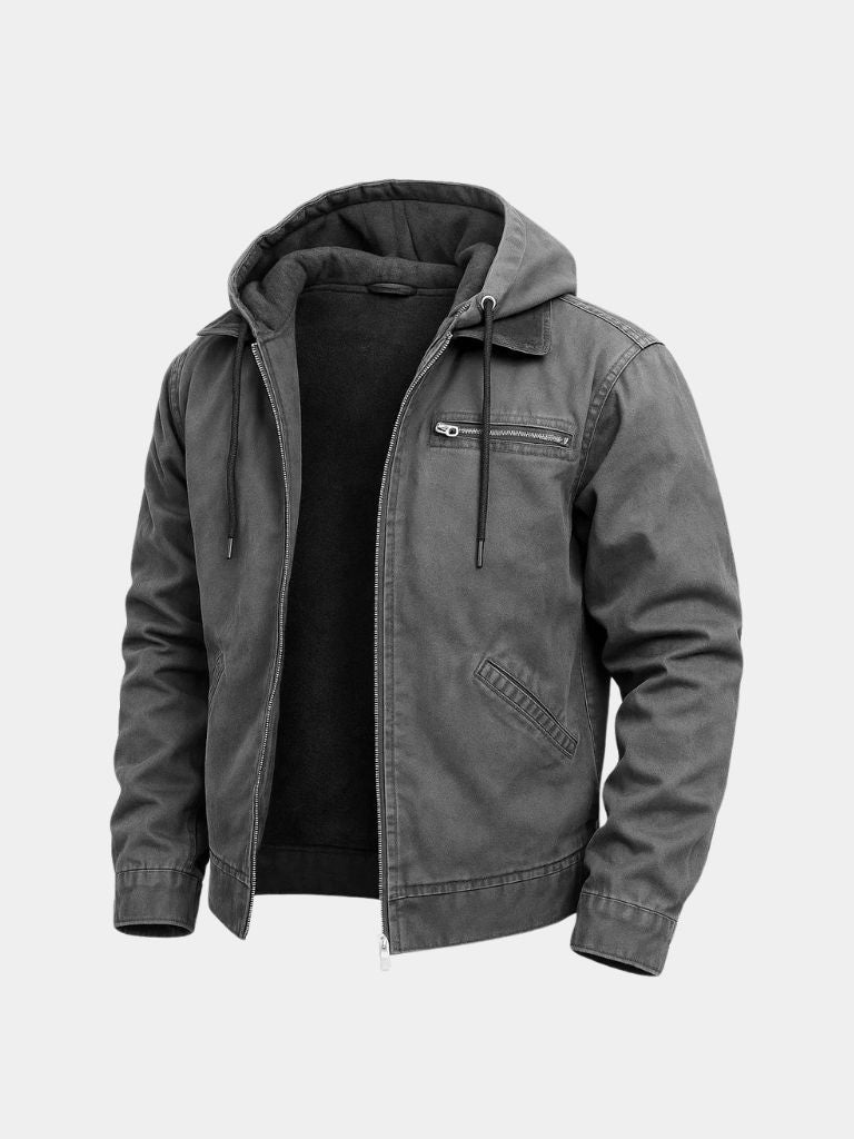 Essential Hooded Work Jacket