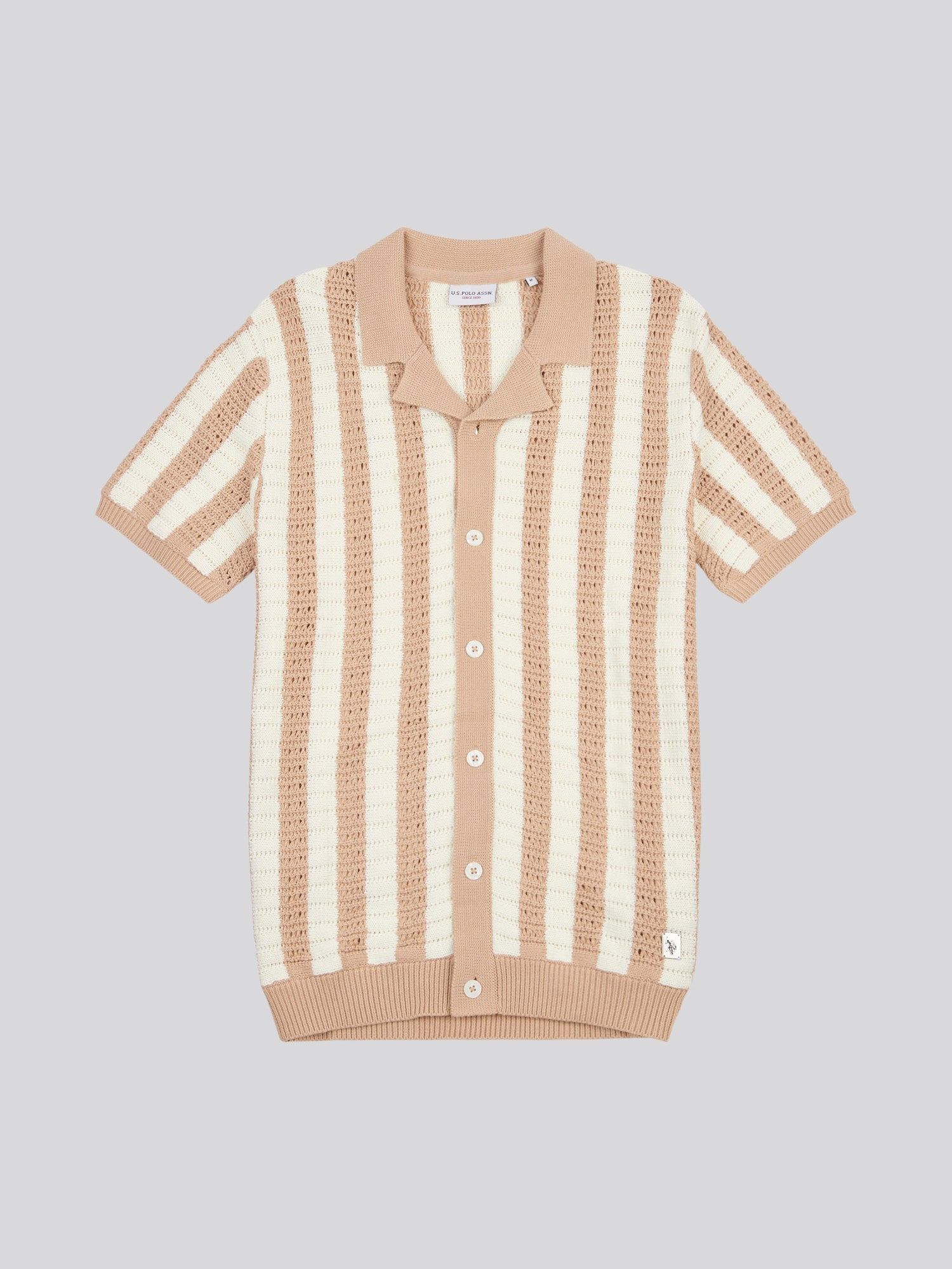 Offenes Strick-Polo — Doeskin