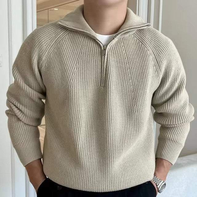 Verona Pullover mit Viertel-Reißverschluss