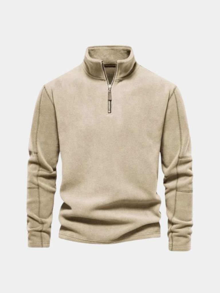 Alpine Pullover mit Viertel-Reißverschluss - Fayymont Co