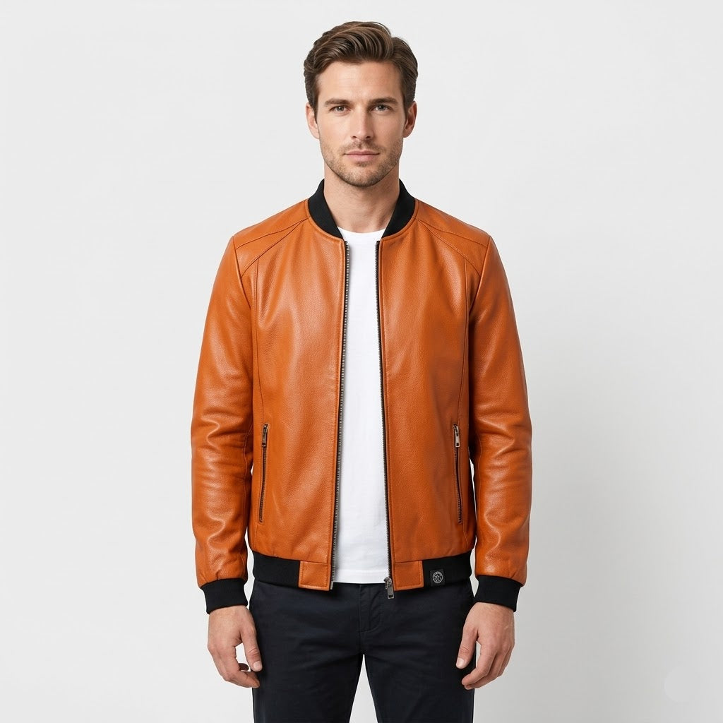 Veste en cuir Haworth