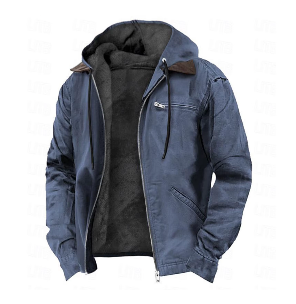 Morgan | Men's Hooded Zip-Up Jacket