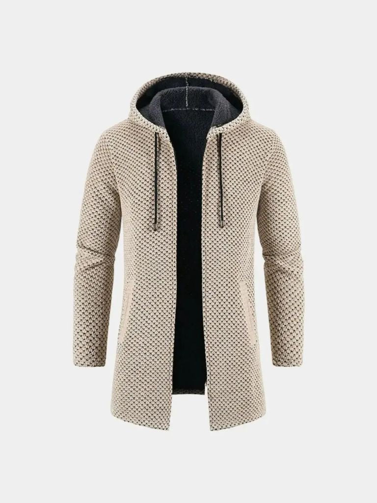 Lugano Knitted Hooded Winter Coat - Fayymont Co